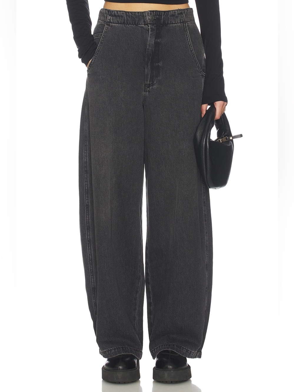 Pistola - Lottie High Waist Wide Leg Jeans